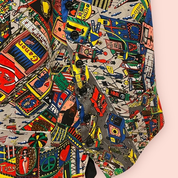 Vintage Moschino City Vest **see description for size** - Picture 2 of 10